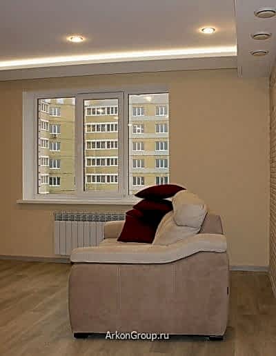 Фото Гостинная. Диммируемая светодиодная подсветка. Вентиляция. - АркоГрупп