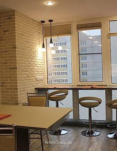 Фото Барная стойка на кухне.