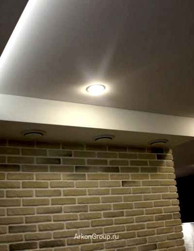 Фото Вентиляционный короб в гостинной.