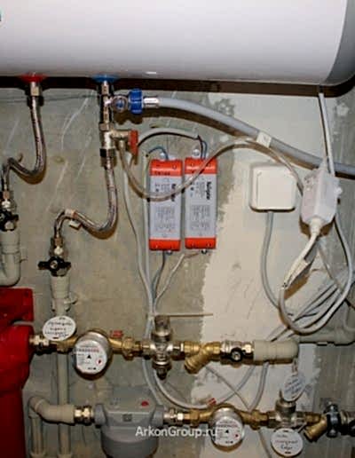 Фото Монтаж водонагревателя, фильтров для воды, блоков питания светодиодной подсветки.