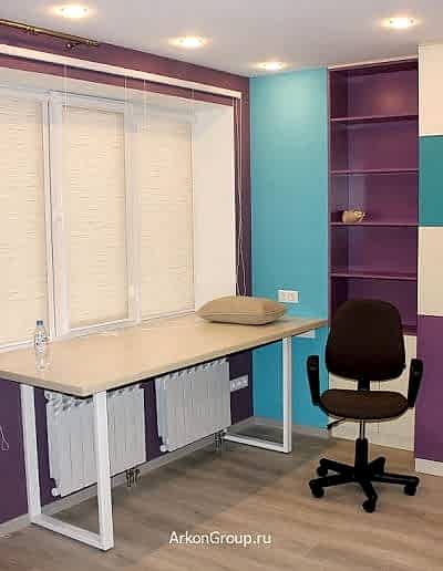 Фото Детская комната. Стол-подоконник.